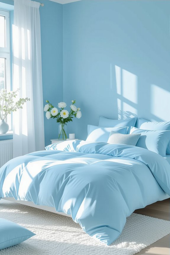 serene soft blue retreat