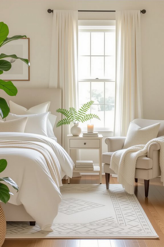 serene spa bedroom retreat