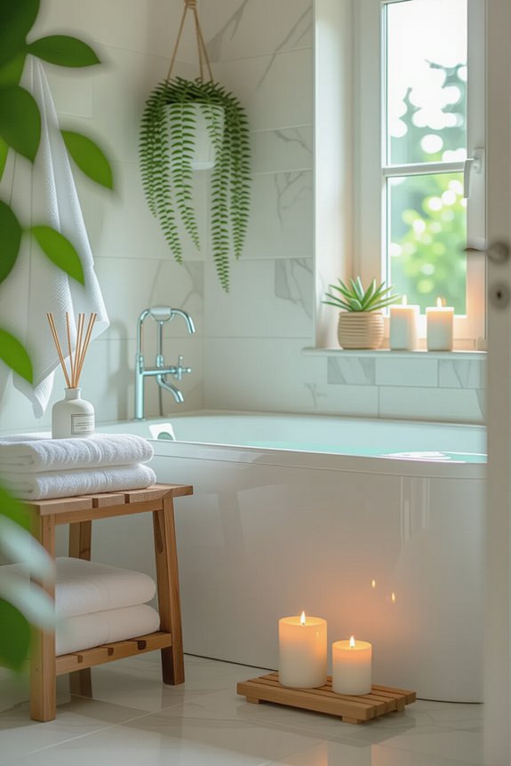 serene spa like bathroom retreat