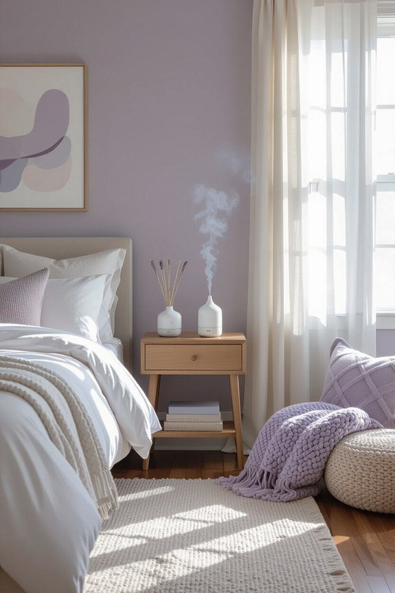 sleep inducing bedroom colors