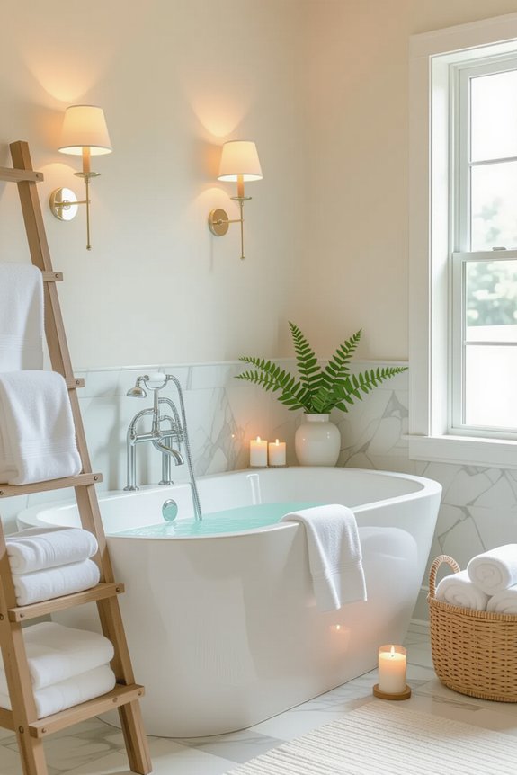 soothing bathroom lighting solutions