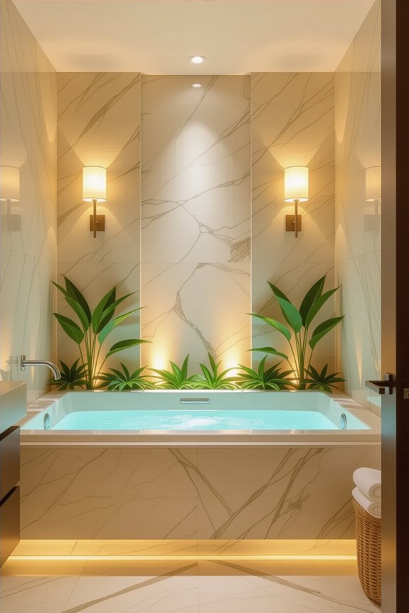 spa like lighting for relaxation