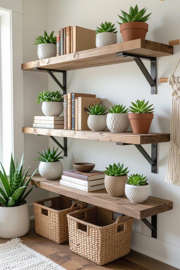 stylish and affordable shelving