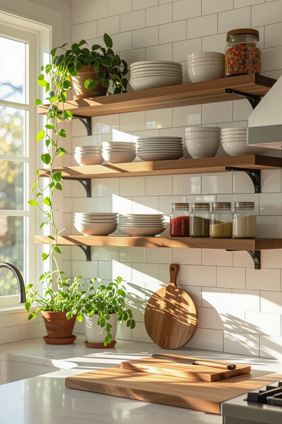 stylish and functional kitchen storage