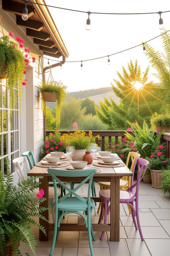stylish budget dining area