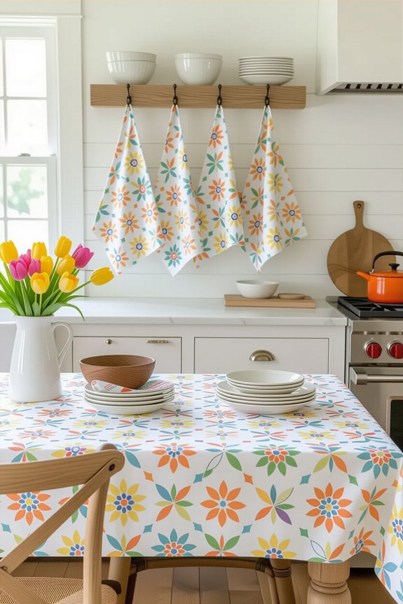 stylish budget kitchen textiles