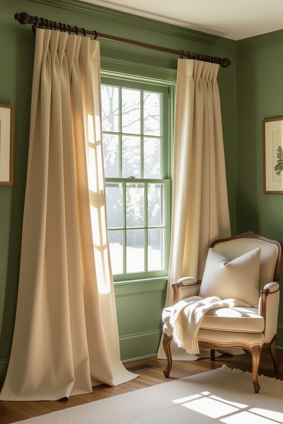 stylish drop cloth curtains