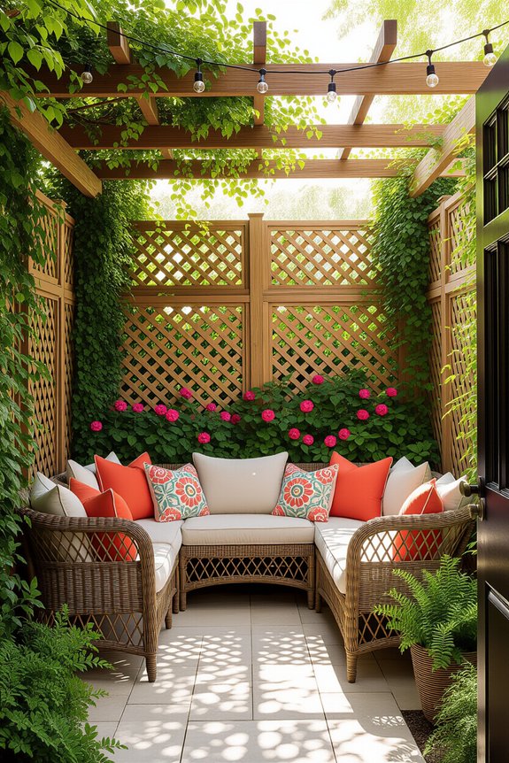 stylish privacy for gardens