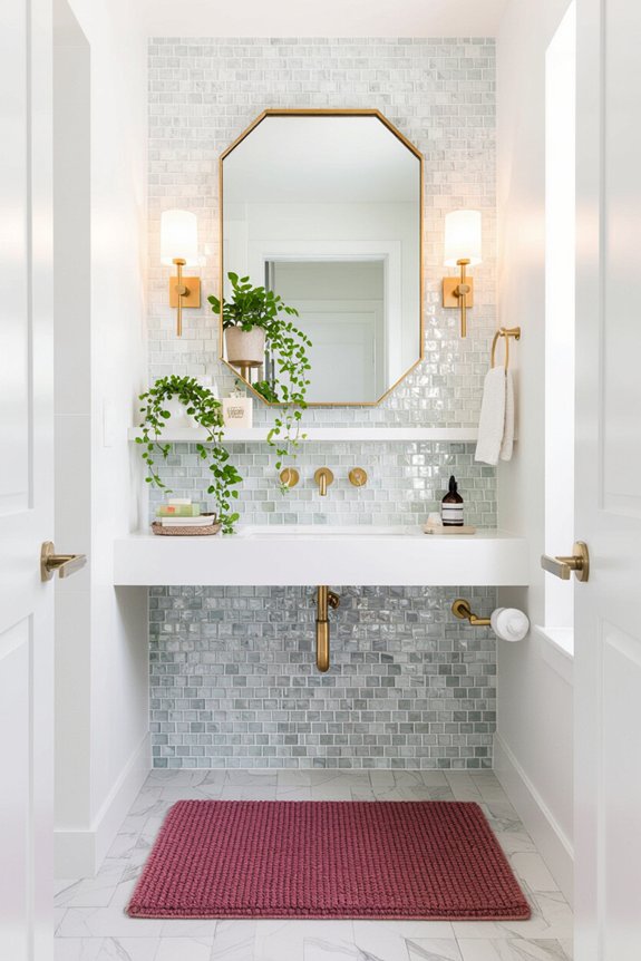 stylish small bathroom transformations