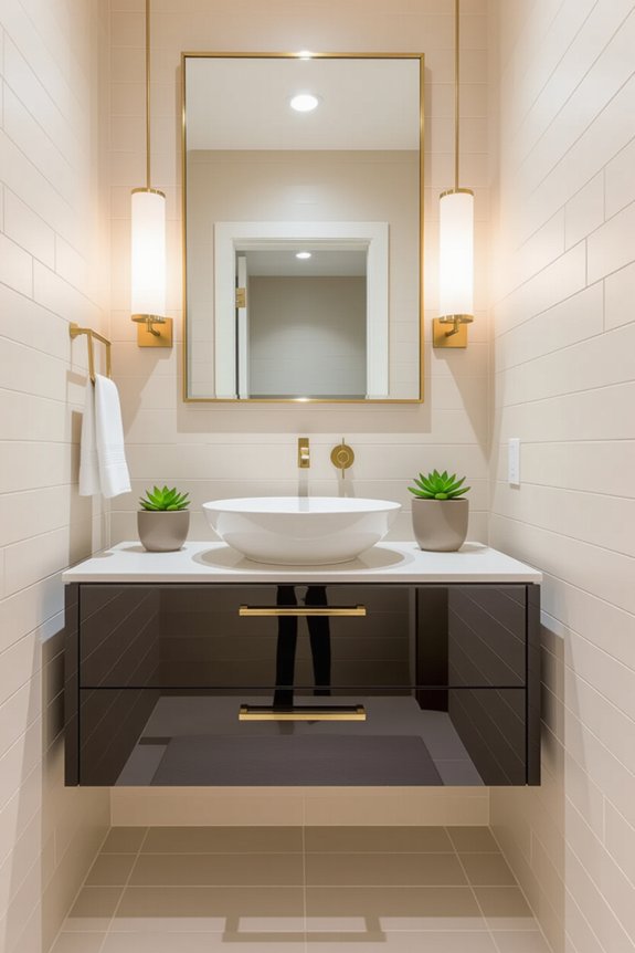 stylish small bathroom vanities