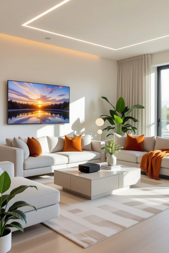 stylish smart living room