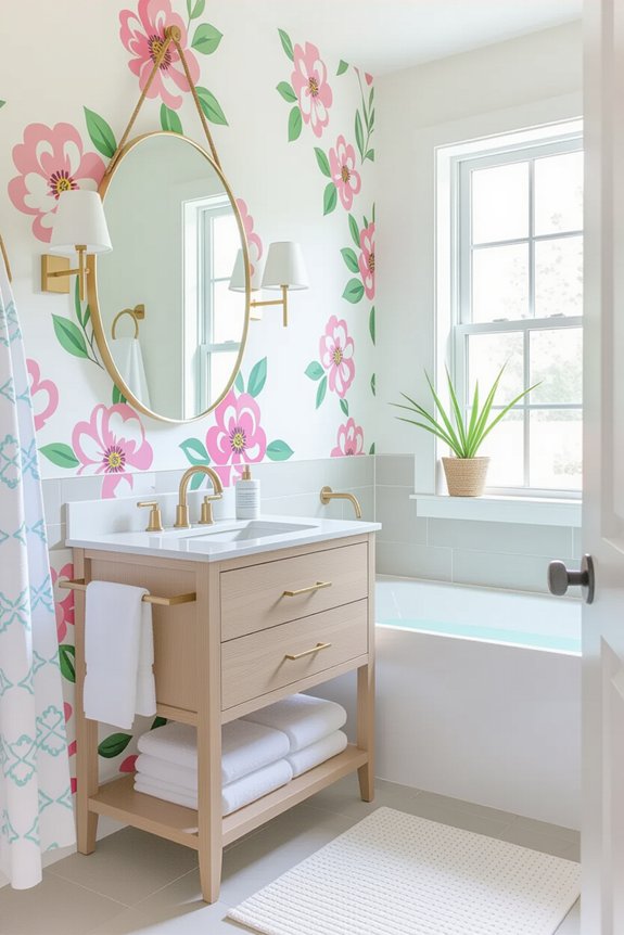 stylish temporary wall treatments