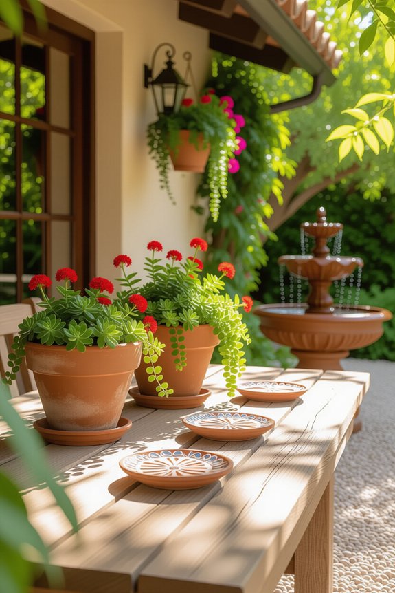 terracotta for outdoor charm