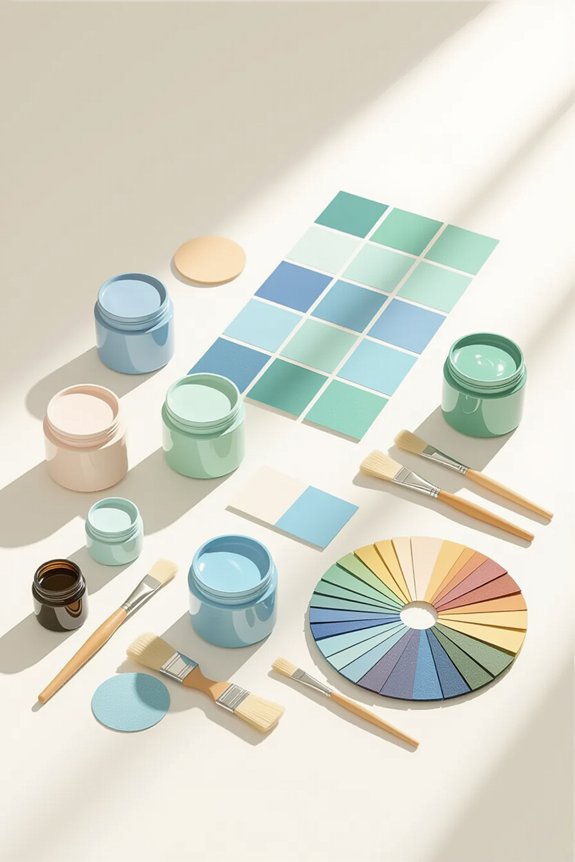 test paint colors first