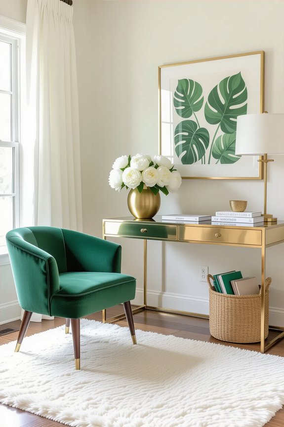 textures enhance home office