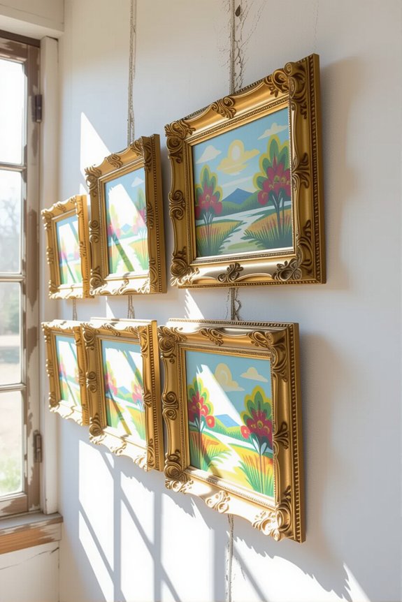 transform antique frames creatively