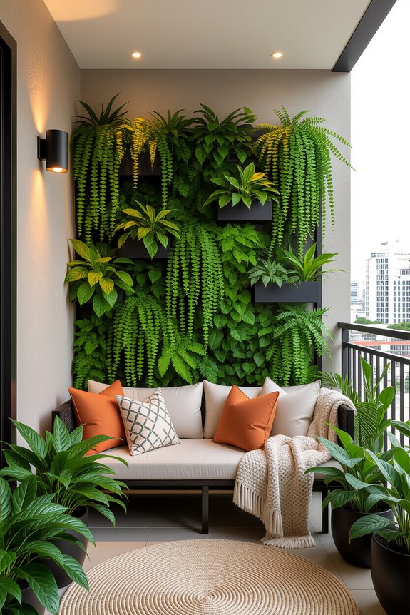 transform balcony with greenery
