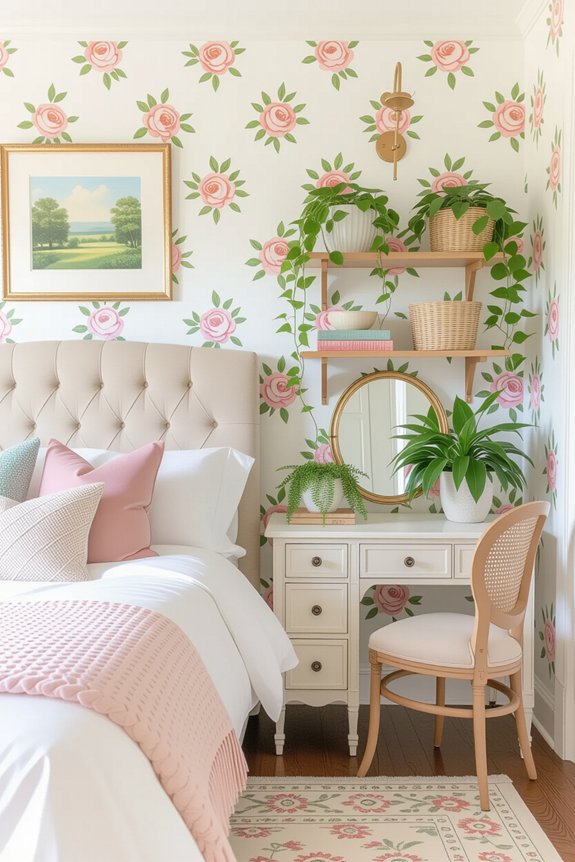 transform bedroom with plants