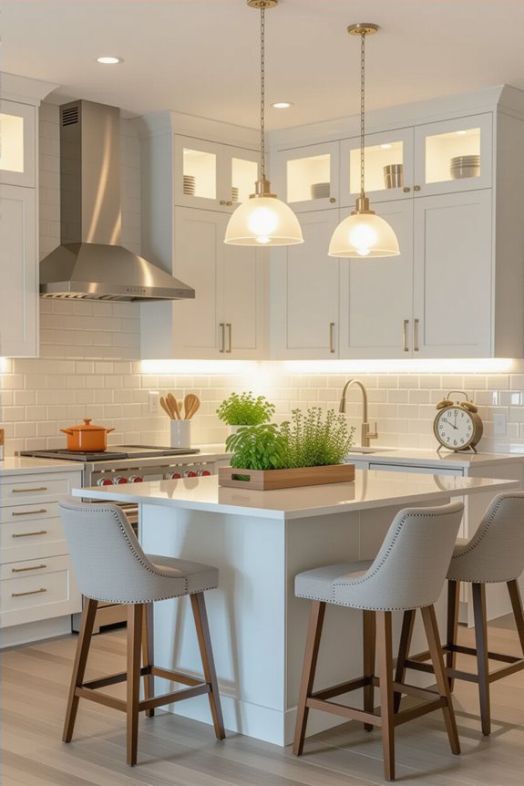 transform kitchen with lighting