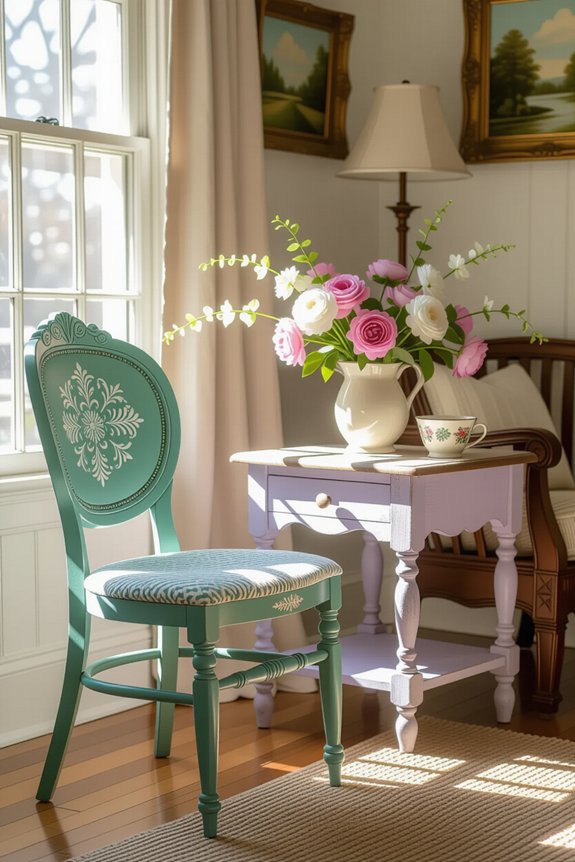transform old furniture creatively