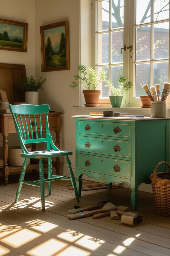 transform old furniture creatively