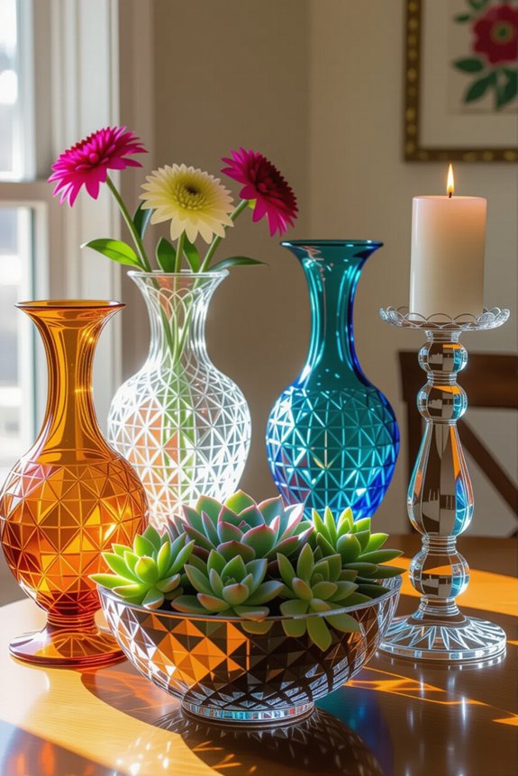 transform thrifted glassware creatively