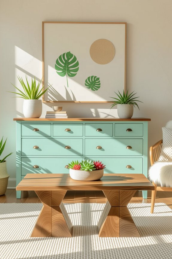 transform vintage furniture creatively