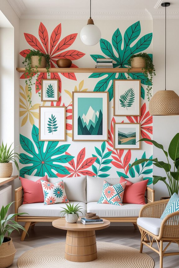 transform walls with murals