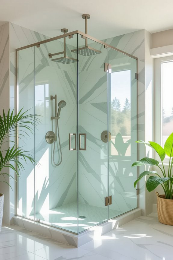 trendy walk in shower designs