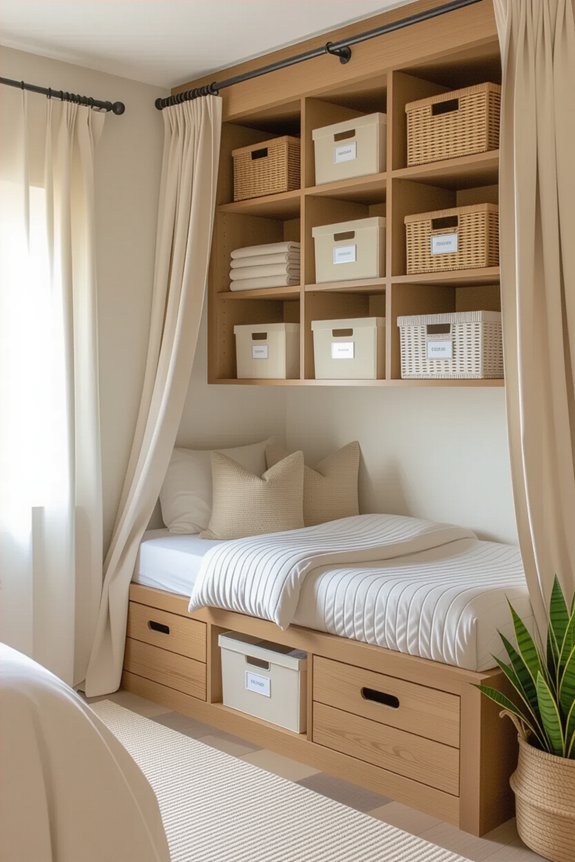 under bed storage solutions maximize