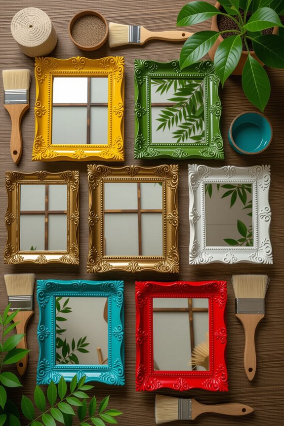 upcycled mirror frame ideas