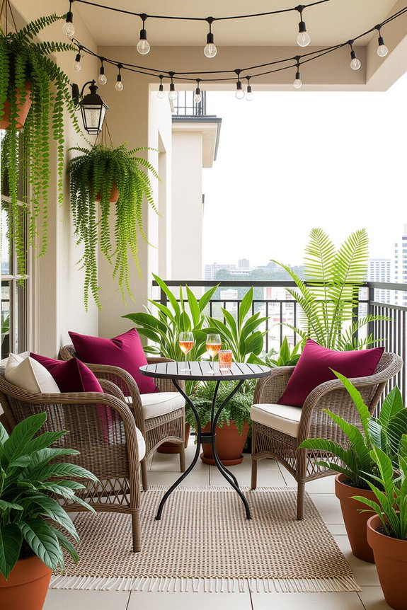 vertical gardens and multifunctional furniture