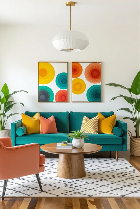 vibrant accent colors elevate