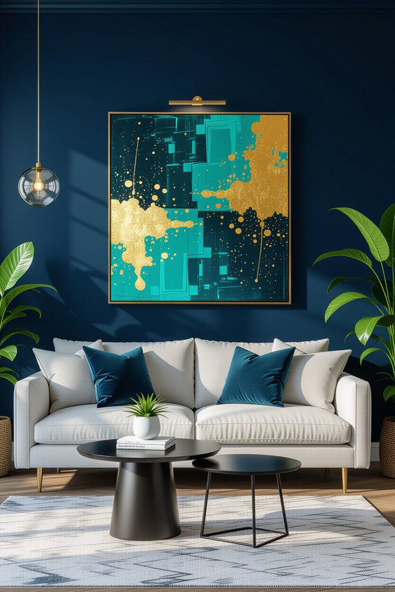 vibrant art for dark rooms