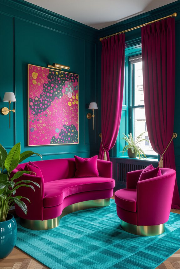 vibrant cohesive color immersion