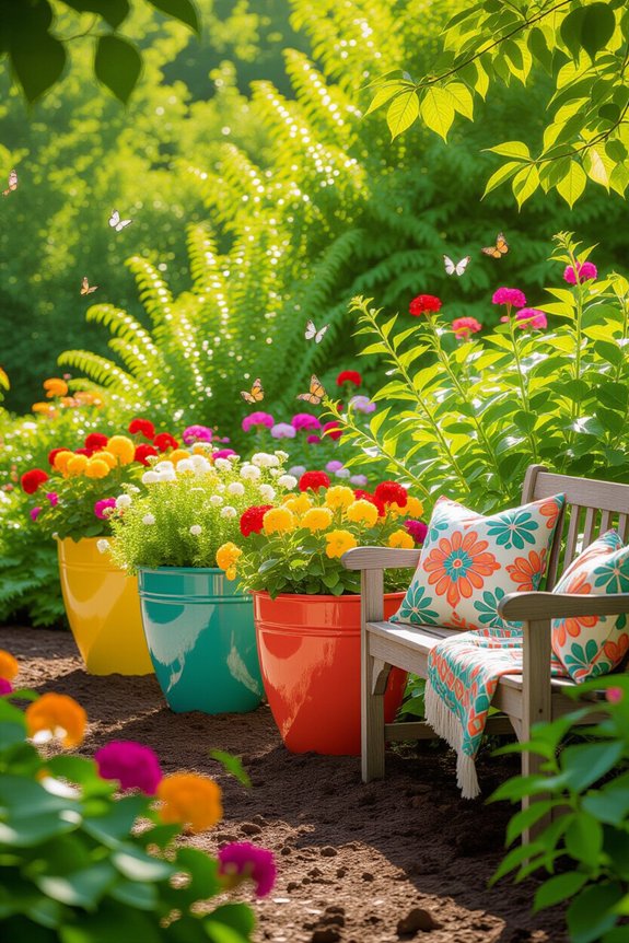 vibrant color enhances gardens