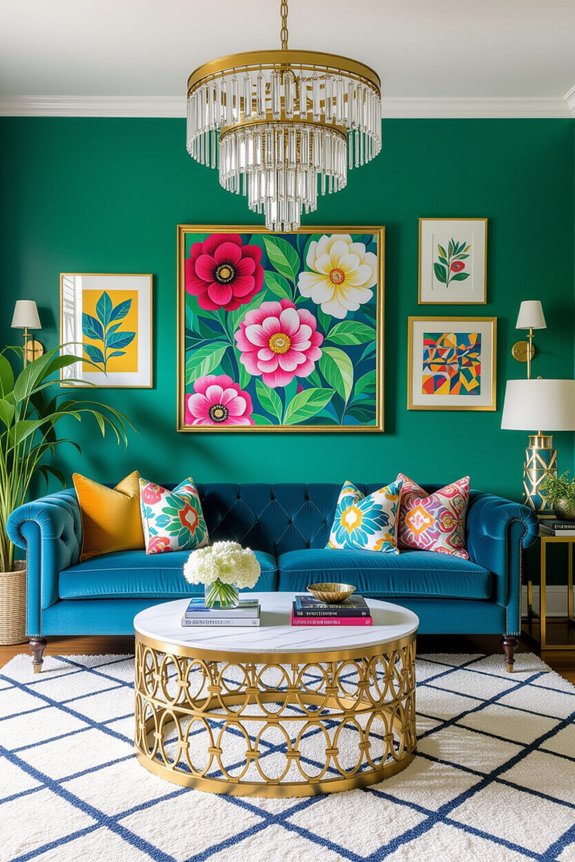 vibrant colors and patterns