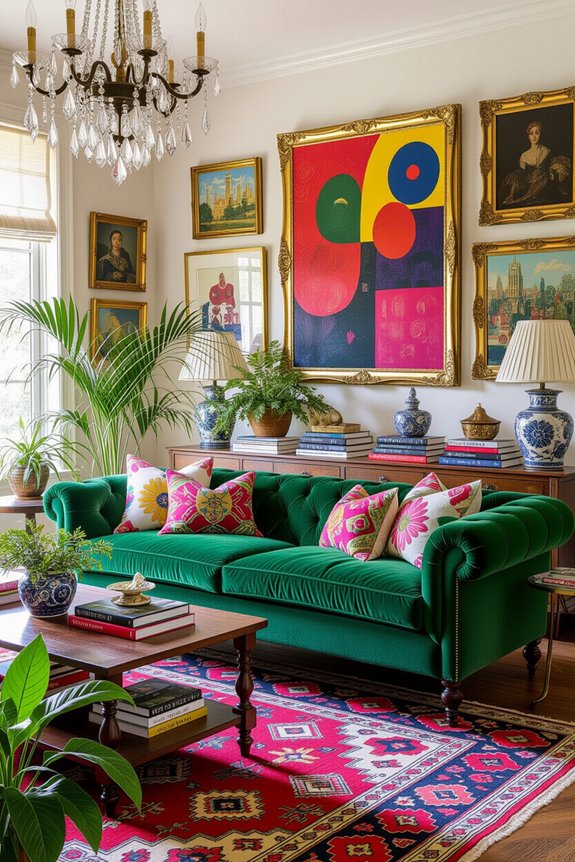 vibrant eclectic expressive spaces