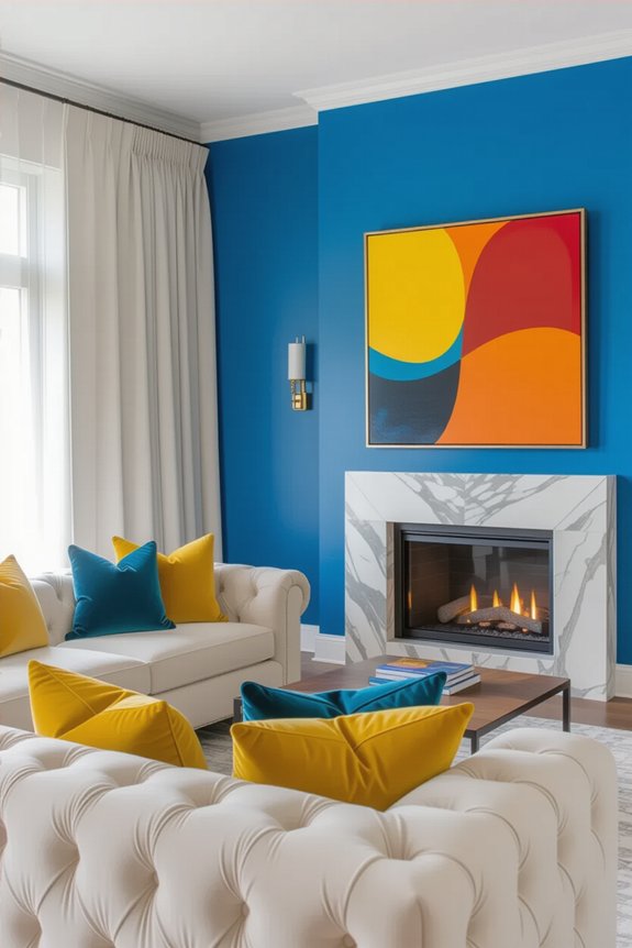 vibrant focal points enhance