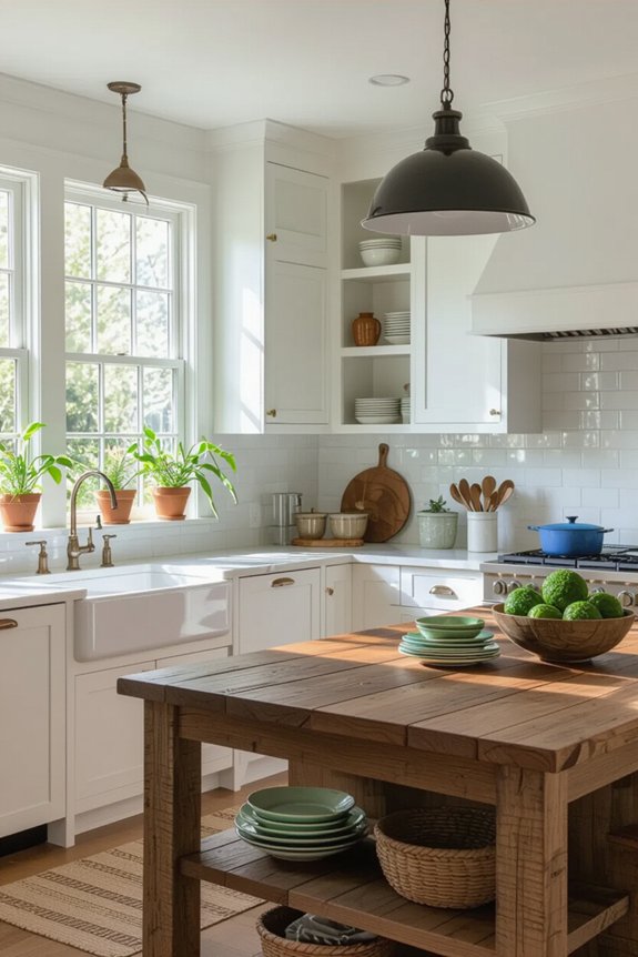 vibrant white kitchen inspiration