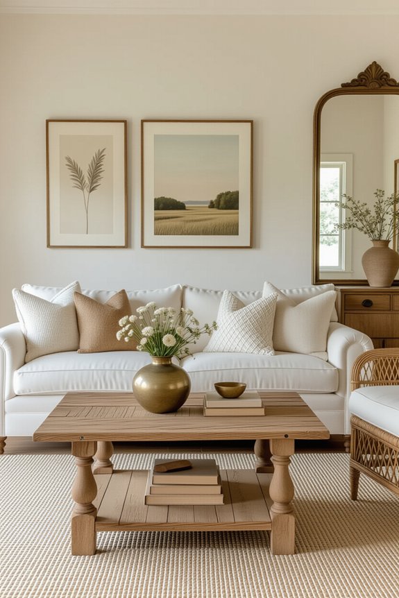 vintage charm in neutrals