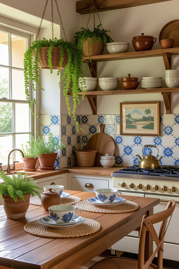 vintage decor for kitchens