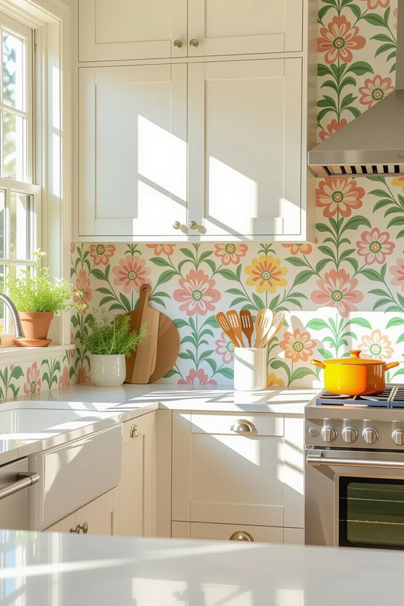 wallpaper backsplash installation tips