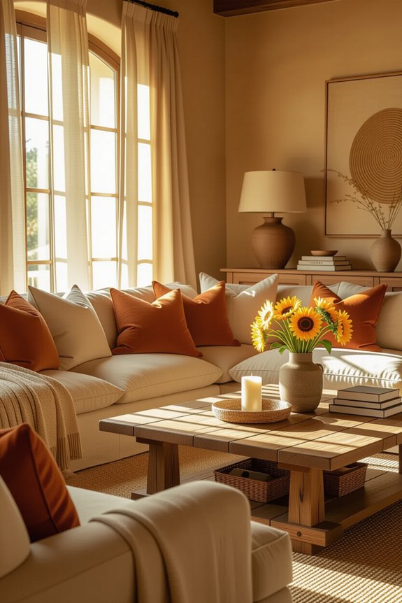 warm inviting color scheme