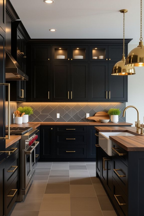 warmth meets dark elegance