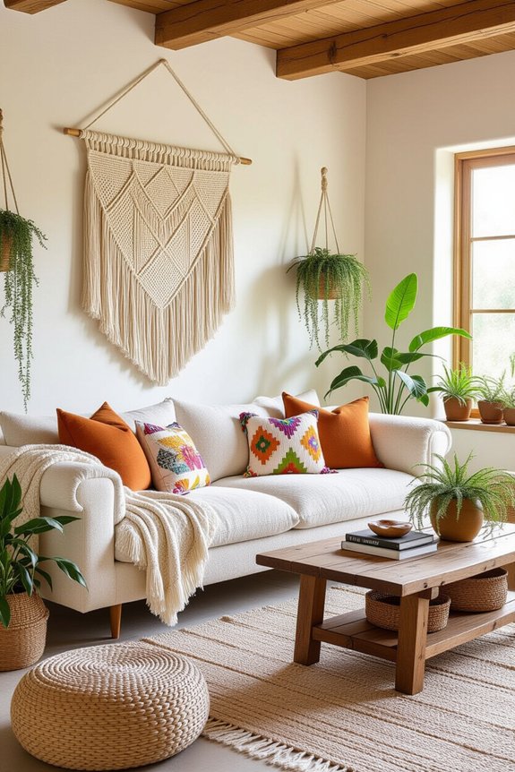 warmth through macram accents