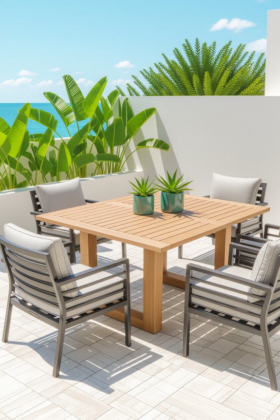 weather resistant patio furniture materials